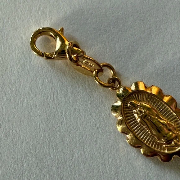 18K Solid Gold Rosary Bracelet - Picture 4 of 7